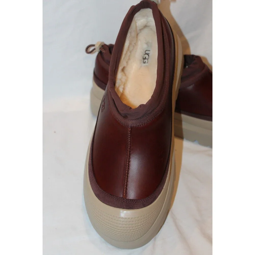 UGG Tasman Weather Hybrid WP Shoes Boots Cordovan Brown NEW SZ 14